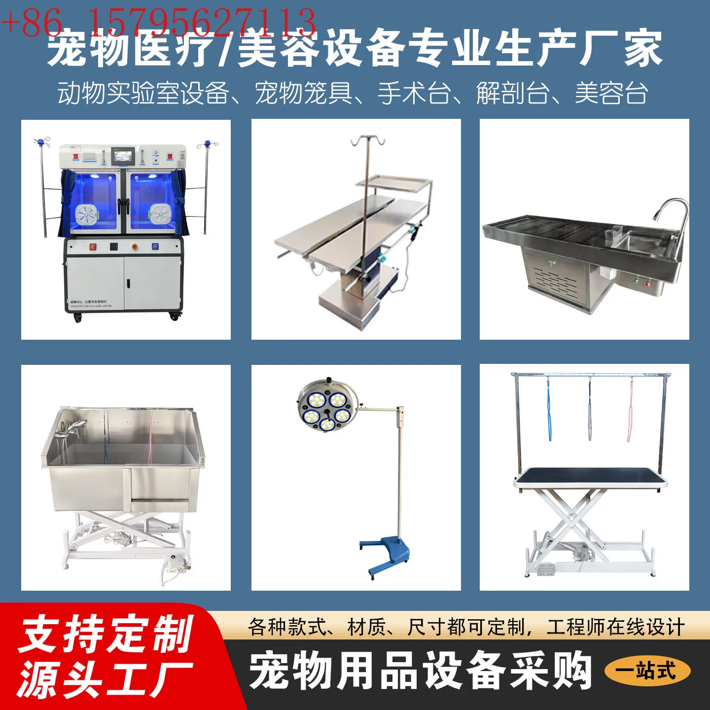 Source Factory Pet Grooming Table  Power Supply Lifting Cat and Dog Modeling Table Lifting Beauty Table