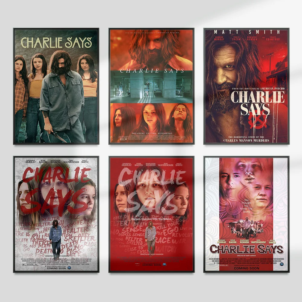 تشارلي يقول الدراما السيرة الذاتية فيلم طباعة ملصق فني فيلم ملصقات جدار قماش اللوحة غرفة الفيديو السينما ديكور المنزل الحديث