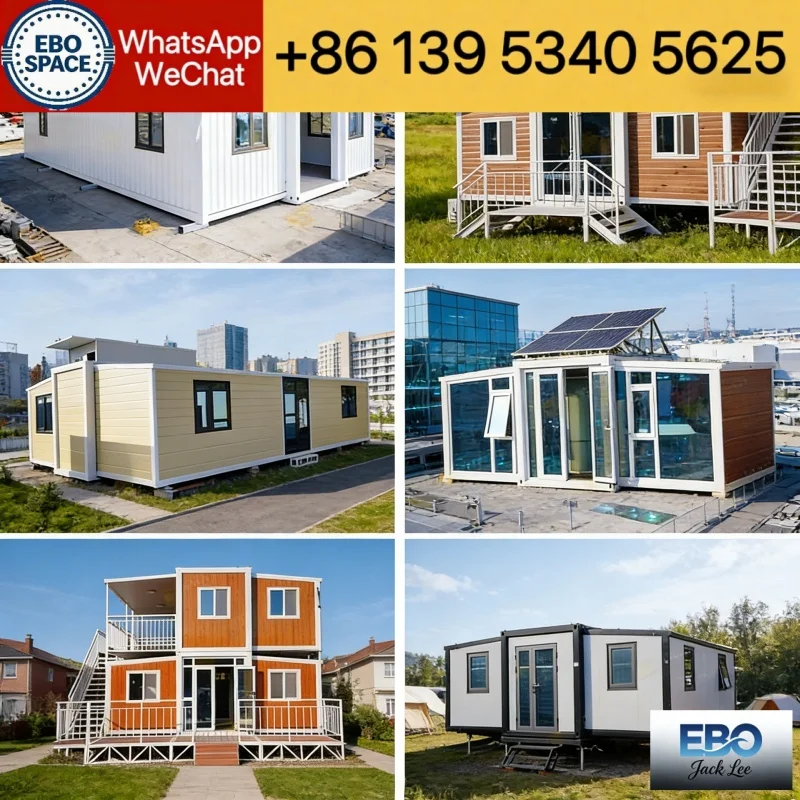 30ft Folding House Mobile House Container House Forest Cabin Kitchen&Shower Garden House Movable