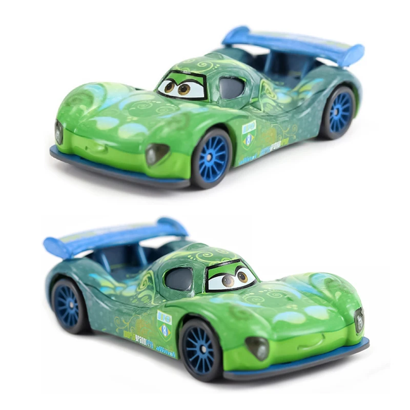 Disney Pixar Racing 3 Brazilian Racing Lightning McQueen Toy Jackson Storm Metal Alloy Model Car Children's Toy Gift