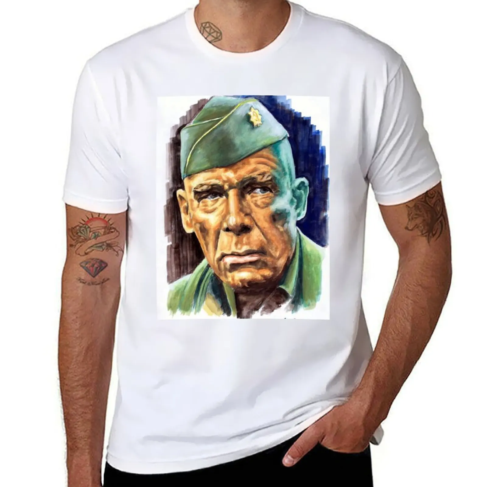 

Lee Marvin, Dirty Dozen painting movie poster T-Shirt t shirt personalised man graphic t shirt T-Shirt