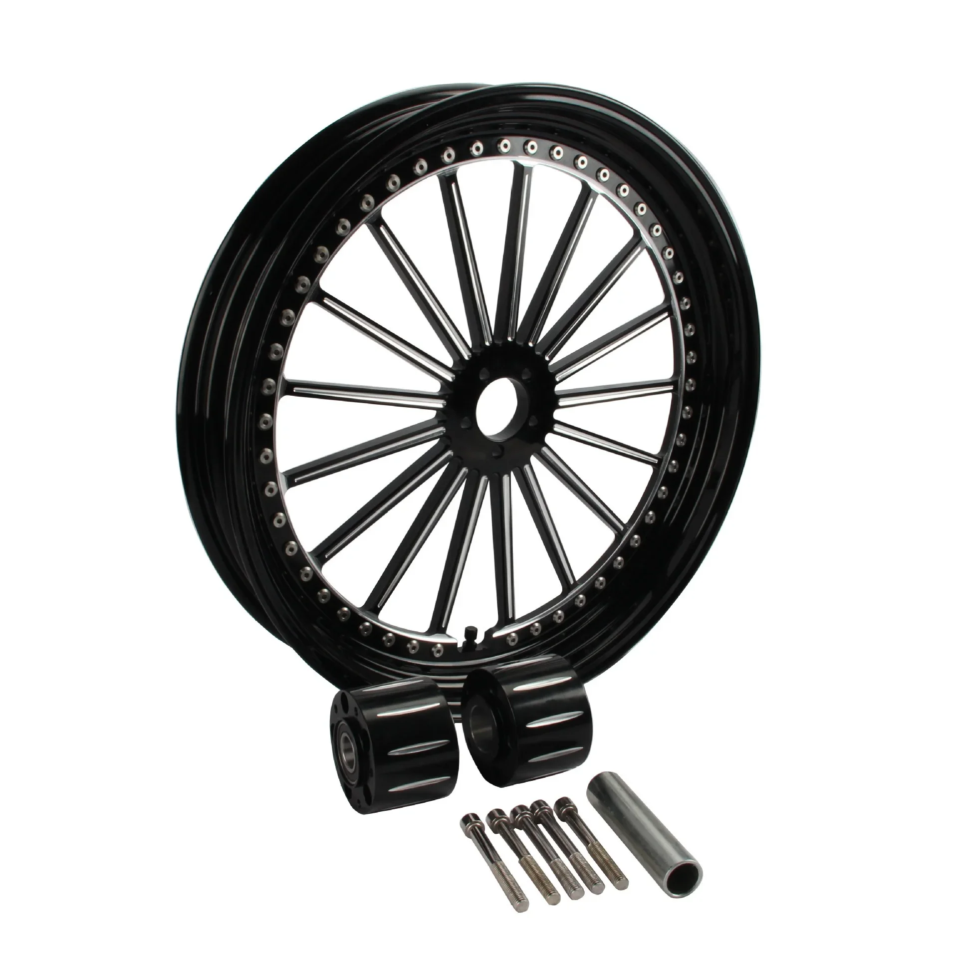 

Custom Motorcycle Aluminum Alloy Wheel Hub for Front Rear Replacement 18 21 23 26 30 Inch Wheel Rims！！