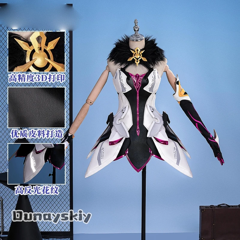Honkai Impact 3rd Cosplays Kiana Kaslana Costum Kiana Sexy Slim Fit Battle Skirt Wig Shoe Set Halloween Disguise for Adult Women