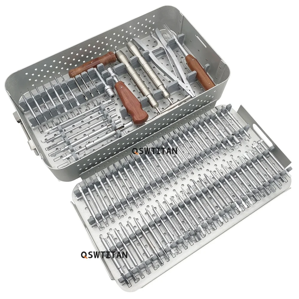 80pcs/set Orthopedic Broken Screw Removal Set Nail Removal Internal Fixation Orthopedics Surgery Instruments