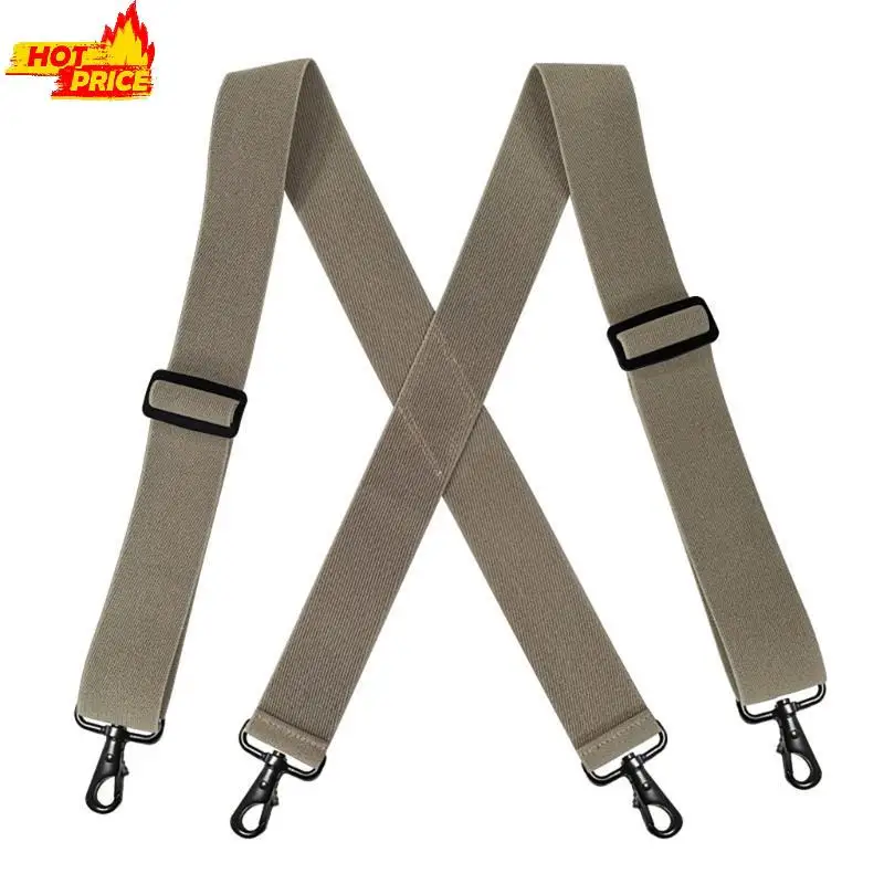 دعامة العمل للرجال للنساء مقطع مقطع مرن الحمالات الرسمية ملحق السراويل #5