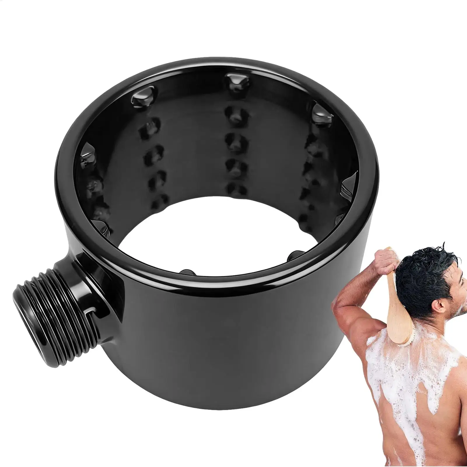 Handheld Shower Head 360 Degree Rotation, High Pressure Bathroom Water Saving Shower, Easy Install Shower for Men Apartment Use