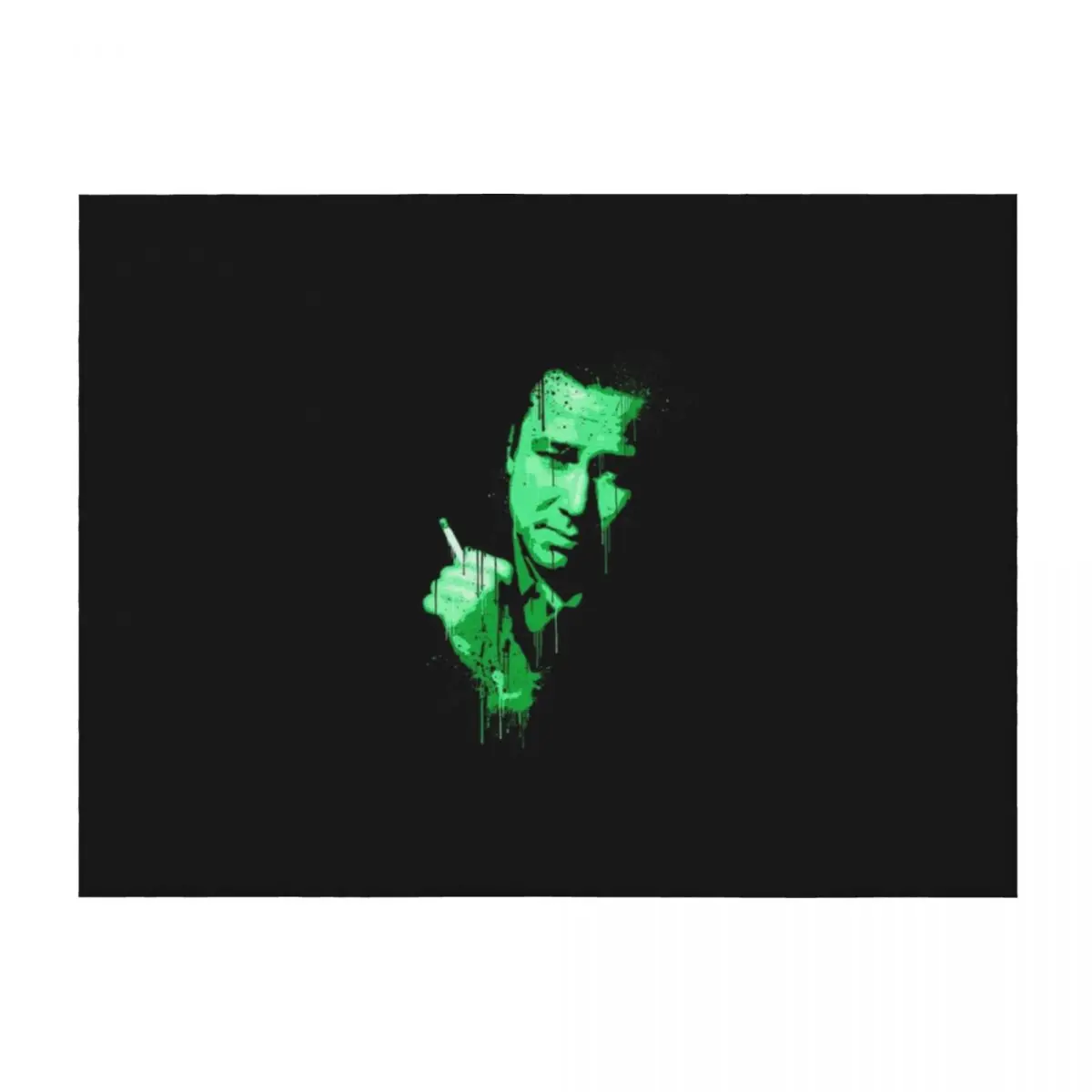 

Bill Hicks (green) Throw Blanket Soft Beds wednesday warm winter for winter Blankets