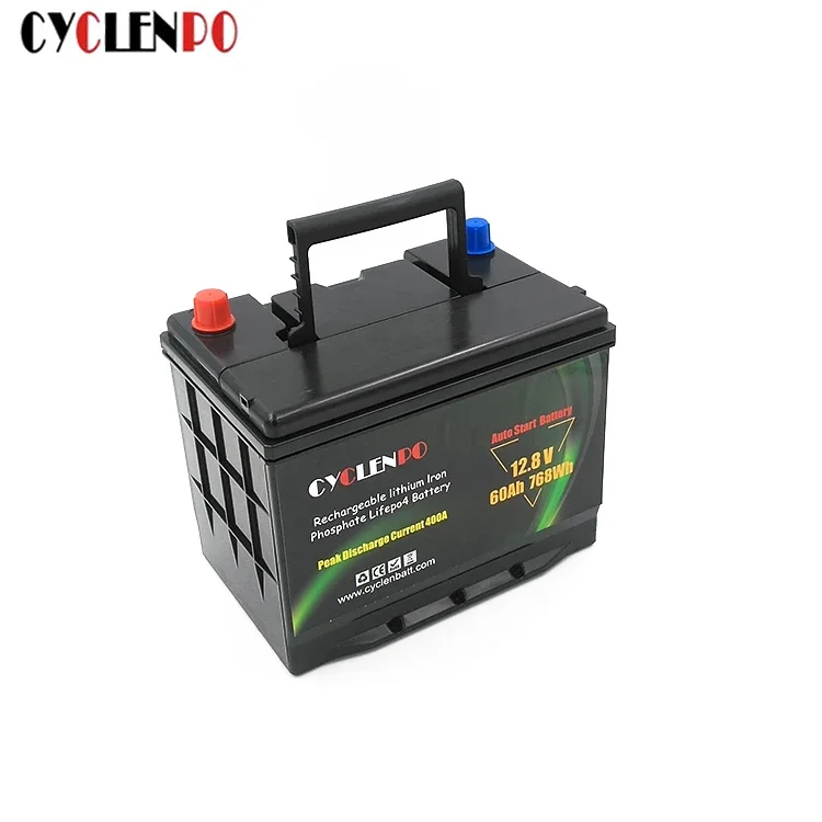 Factory customized auto batteries starter lifepo4 batterie 12 v 60 ah for car