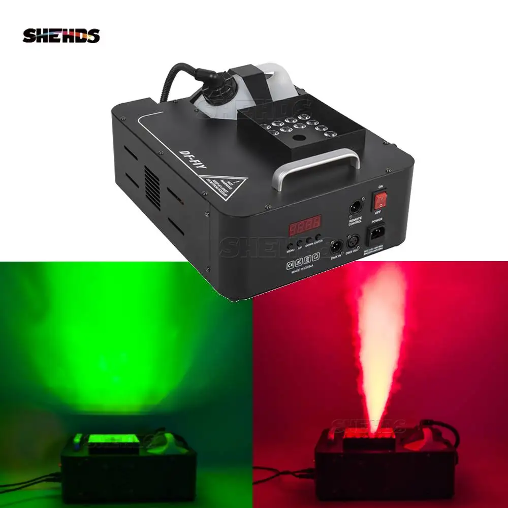 

SHEHDS High Power 24x9W RGB 3in1 Fog Machine With Remote Control For DJ Disco Lights Stage Wedding Concert Stage Performance
