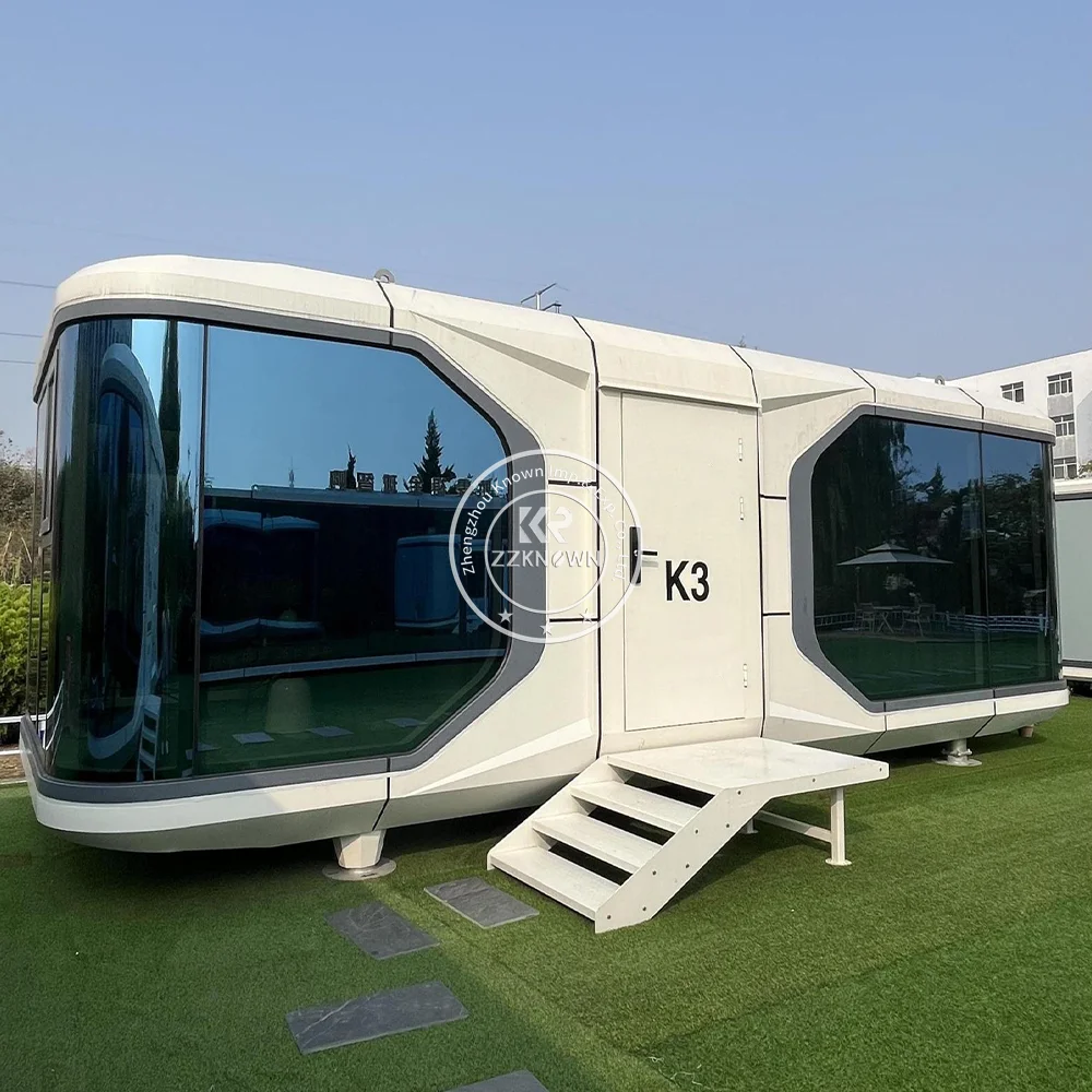 Luxury Outdoor Hotel Tiny Modular Prefabricated Space Capsule House  Prefab Houses Camping Capsule Homes