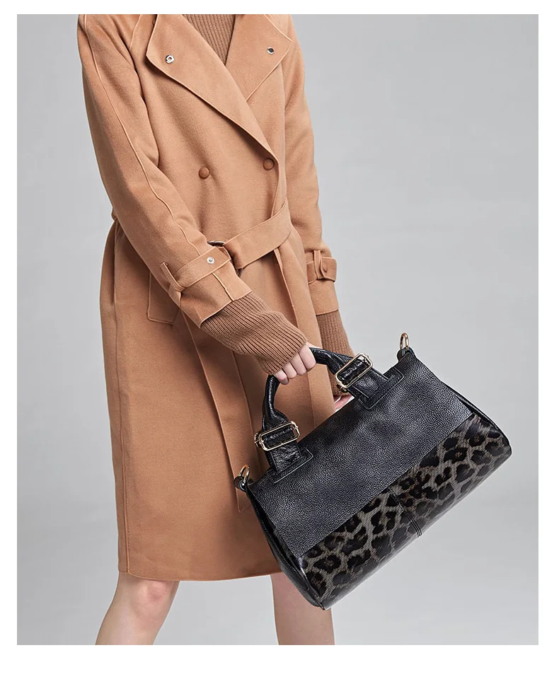 Aidrani Echtleder-Handtasche 2026 Damen-Mode-Tasche Premium Leopardenmuster Luxusmarke Top-Rindsleder-Tasche – Detail 3