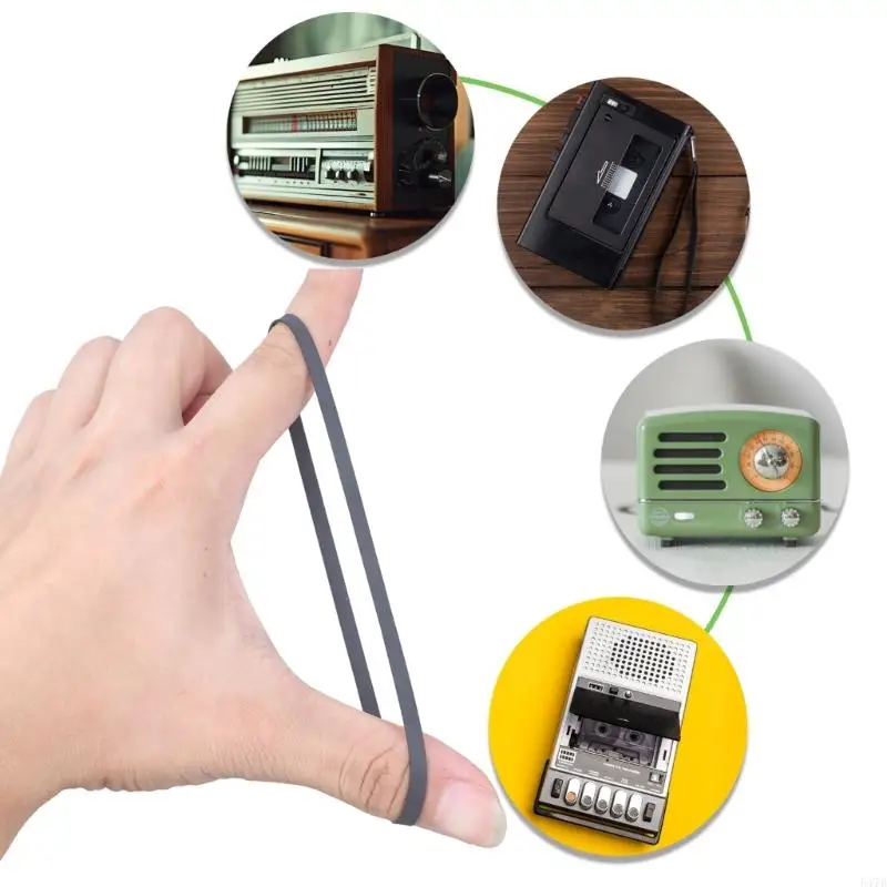 4 mm flacher Gummigur