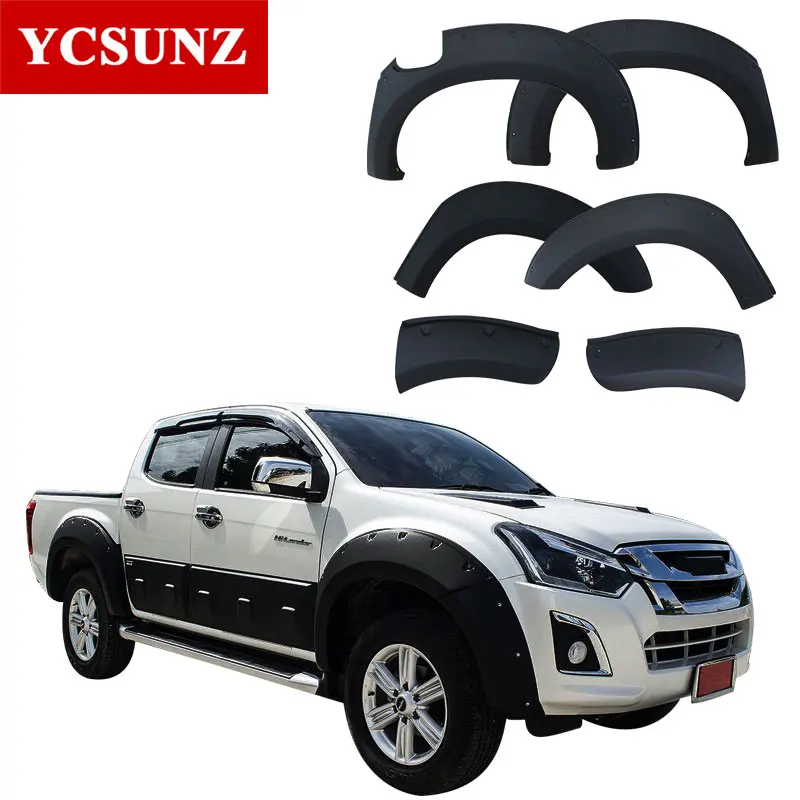 Wheel Arch Mudguards Fender Flares For Isuzu D-max Dmax 2016 2017 2018 2019 Double Cabin Car Styling Ycsunz