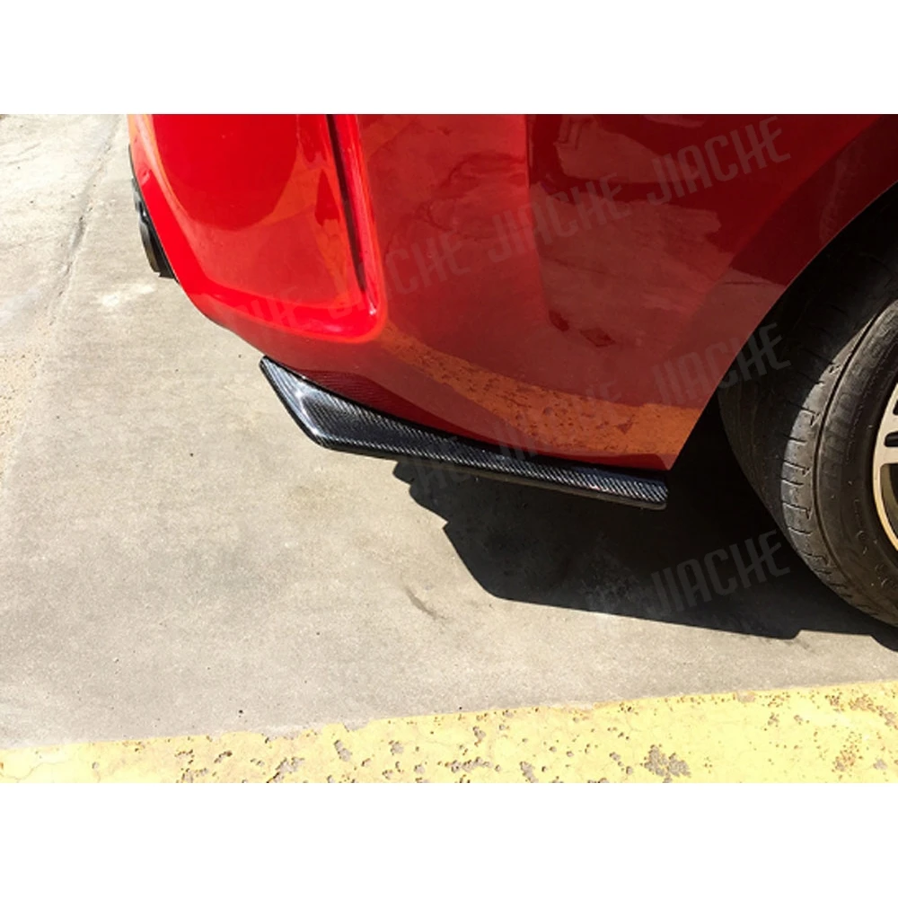 JIACHE For Universal Car Rear Splitters Canards Diffuser Side Bumper Fin Scratch Protector Black Wrap Angle Winglet Mudguards