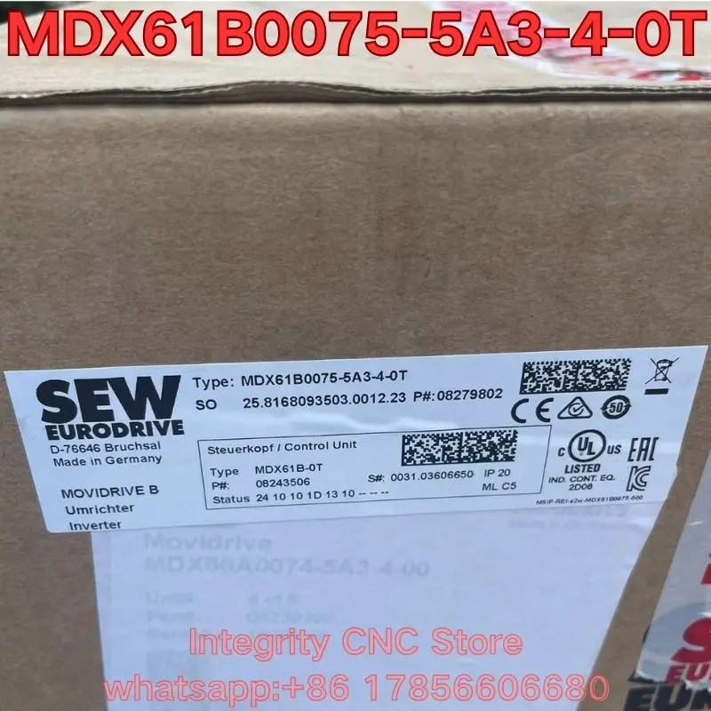 New MDX61B0075-5A3-4-0T MDX61B0075-5A3-4-00 frequency converter