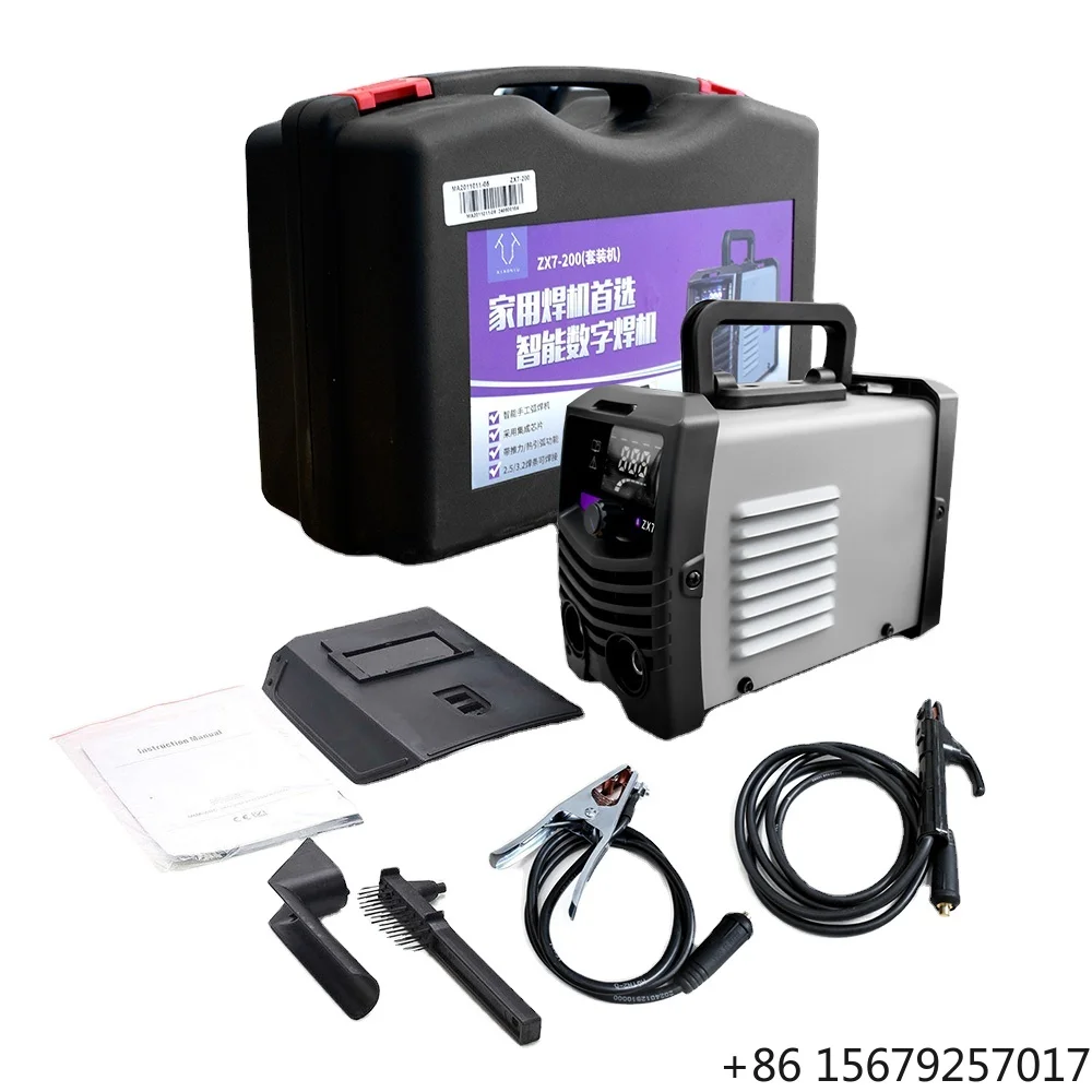 COROTC New Household Mini Assembly ZX7-200 High Current Portable Intelligent Digital Inverter IGBT Electric Welding Machine