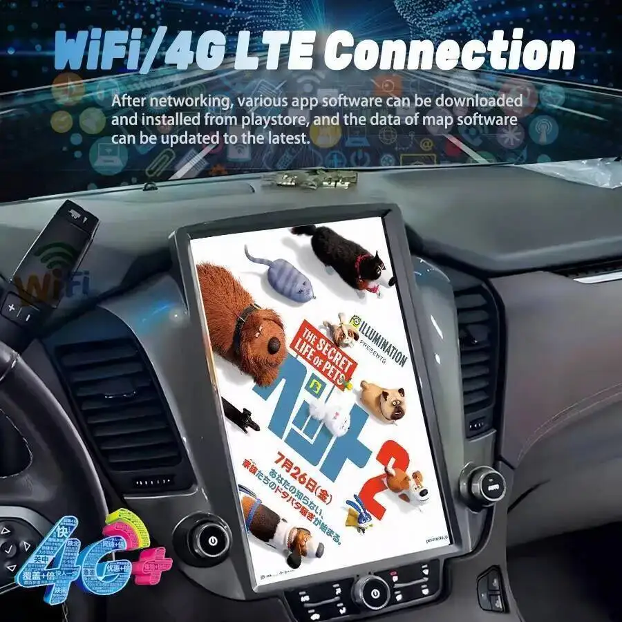 Para chevrolet saboban 2014-2020 android auto rádio do carro carplay áudio estéreo multimídia player de vídeo unidade principal de navegação gps 4g