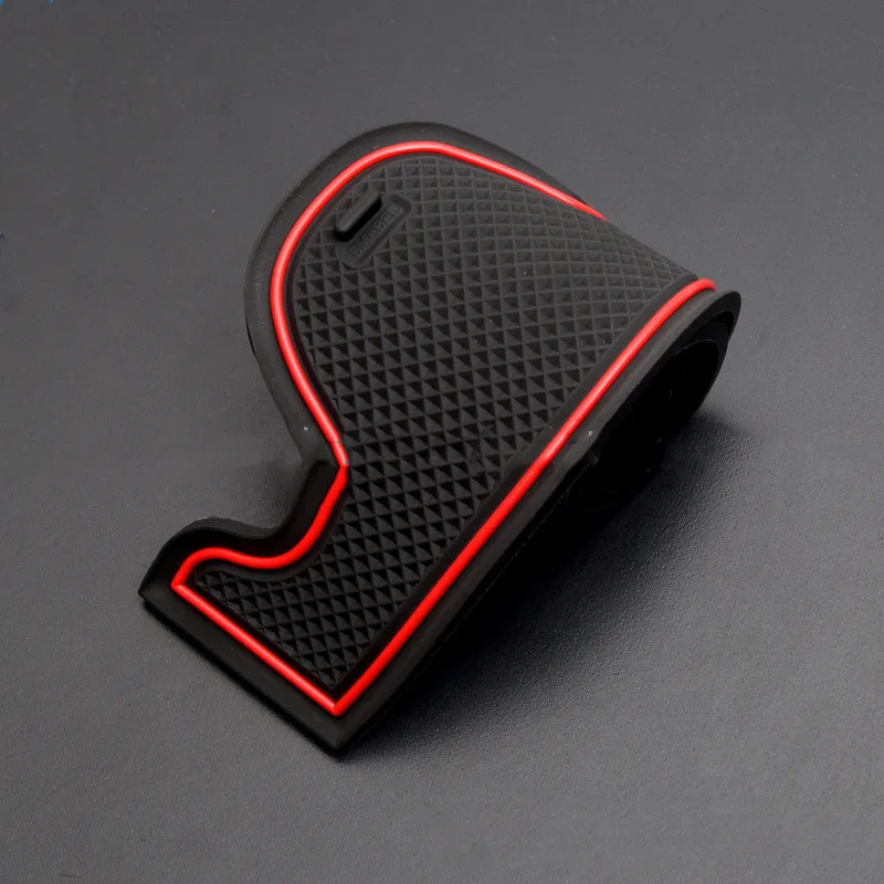 Holders Non-slip mats Rubber Pad Cup Cushion Door Groove Mat  For Hyundai Sonata 9 LF 2015 ~ 2019 Lnterior Anti Slip Mat