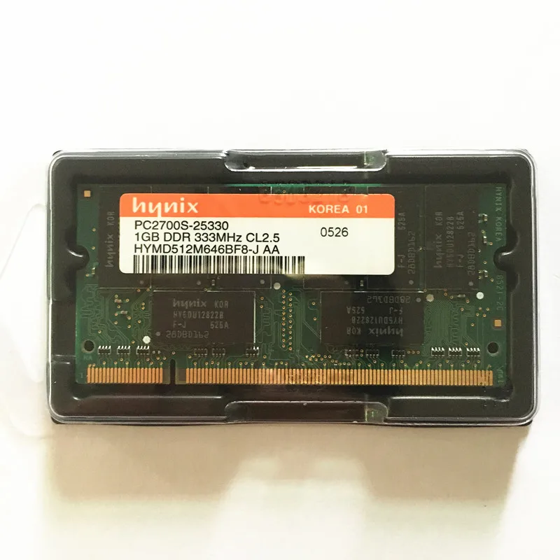 ddr1 RAMs 1gb 333MHz Laptop Memory sodimm 200pin DDR333 1GB