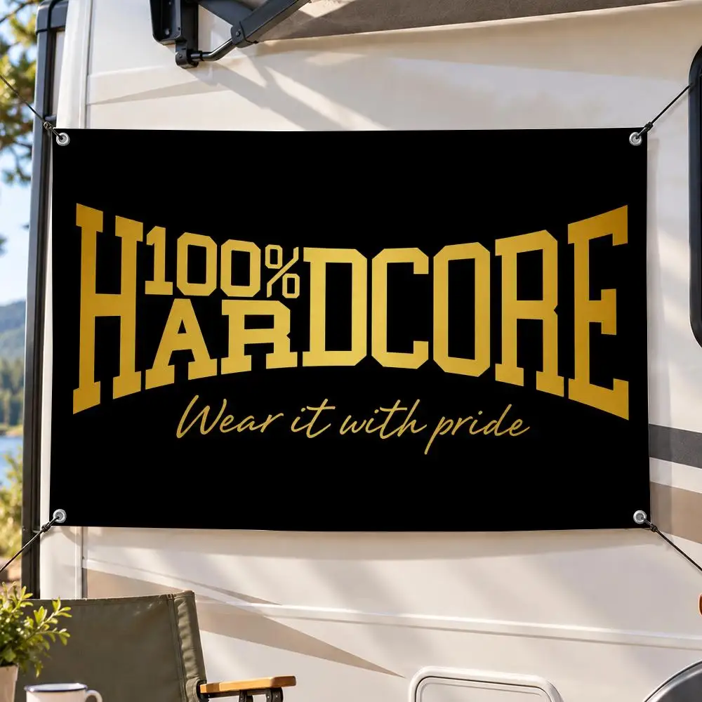 Brand Hardcore 100% Hardcore Flags Decorative Flag Banner Indoor Outdoor Garden Yard Patio Party Camping Wall Decor Gift