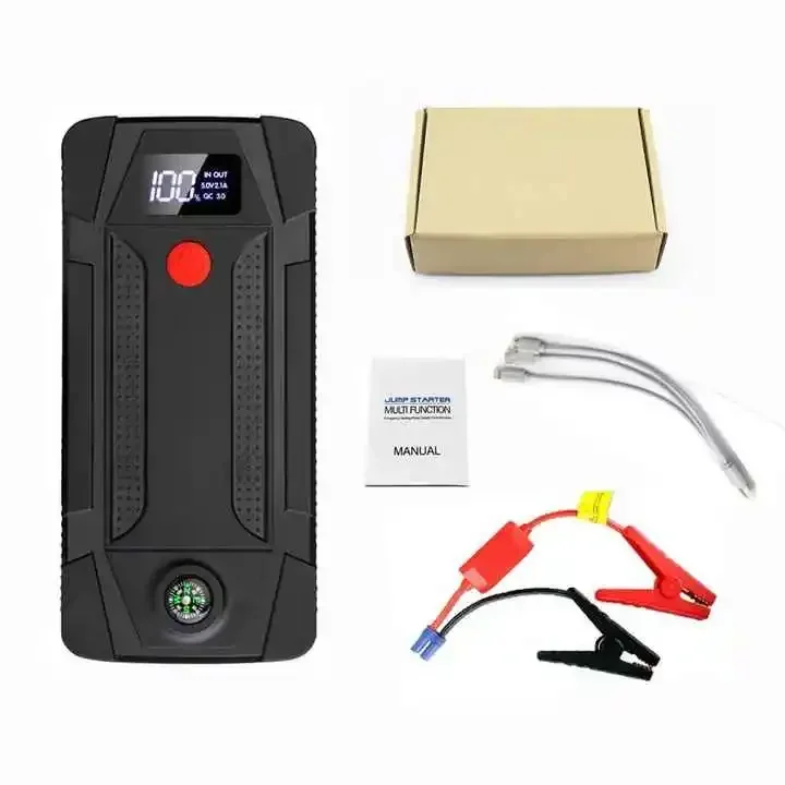 Auto bateria impulsionador power bank portátil ir para iniciantes com compressor de ar 12v 10000mah 2000a pico corrente carro ir para iniciantes