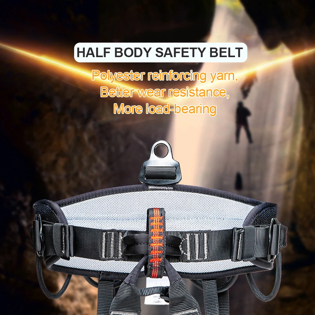 

Climbing Harness Reliable Professional Firm Protective Equipment Convenient Adjustable Half Body Safety Belt Protective Gear