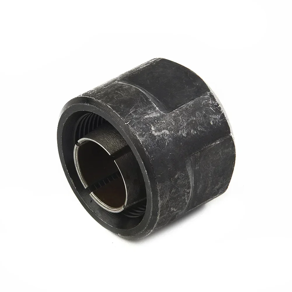Hand Tools Collet Nut Easy To Install Hardness Reliable Strength Metal Black High Quality Material Replaceable