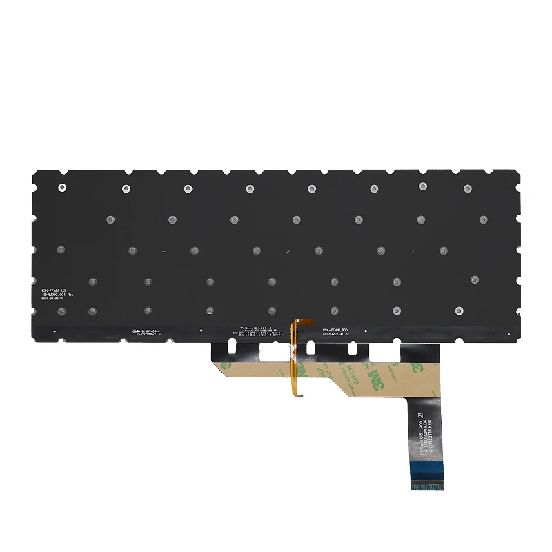 Imagem -02 - Russo Teclado do Portátil para Msi Gs66 Ge66 P66 Gp66 Stealth Nsk-ffbbn Ffabn V19422ek1 V194222ak1 9z.nj2bnna1d Rgb Backlight us