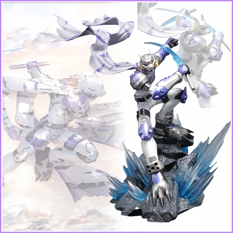 

In Stock New Digital Monster Anime Figure Wolfmon Figures Pvc Statue Animation Peripheral Model Desktop Toy Birthday Gifts Toys