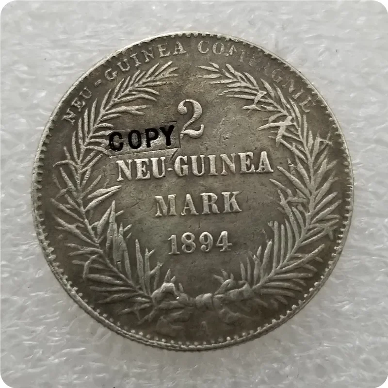 1894 Germany 2 mark New Guinea  COPY commemorative coins-replica coins medal coins collectibles Challenge Pocket Coins Christmas