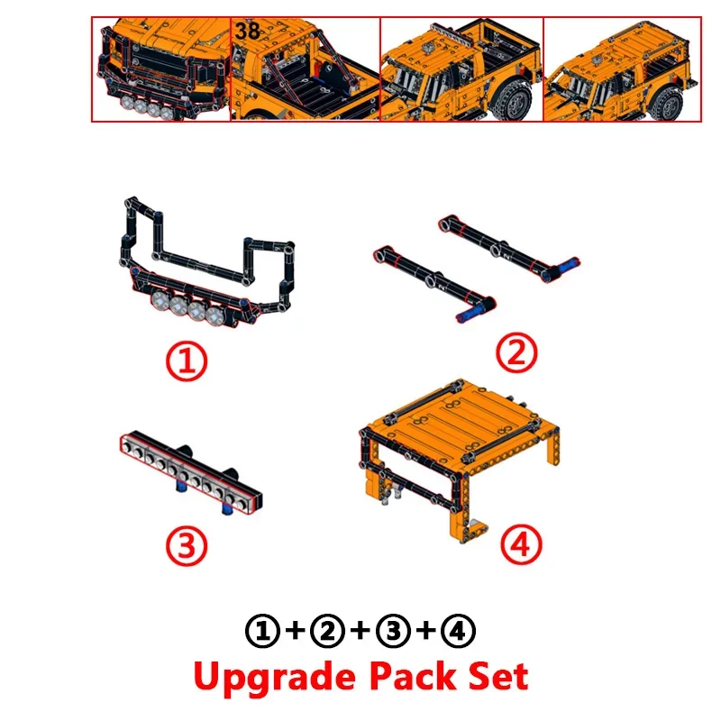 NIEUWE Technische Pickups F-150 Raptor Trailer Auto Upgrade Versie Model Bouwstenen DIY MOC 42126 Bricks Assembly Kinderen Speelgoed Gift