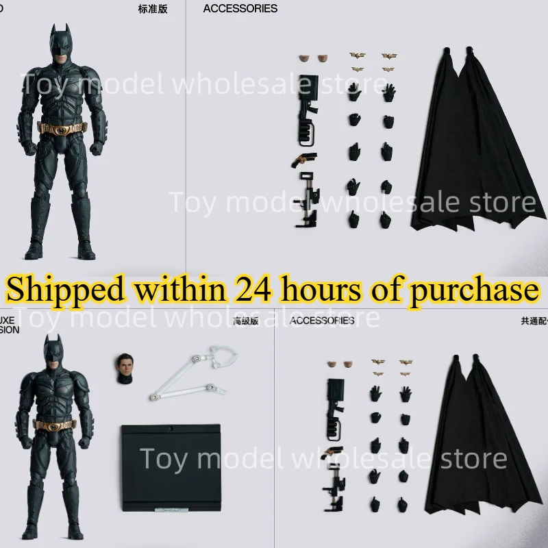 Original Inart 1/12 The Dark Knight Rises Batman Action Figure Hg M0001 Delux Standard Ver Anime Action Collection Figures Model