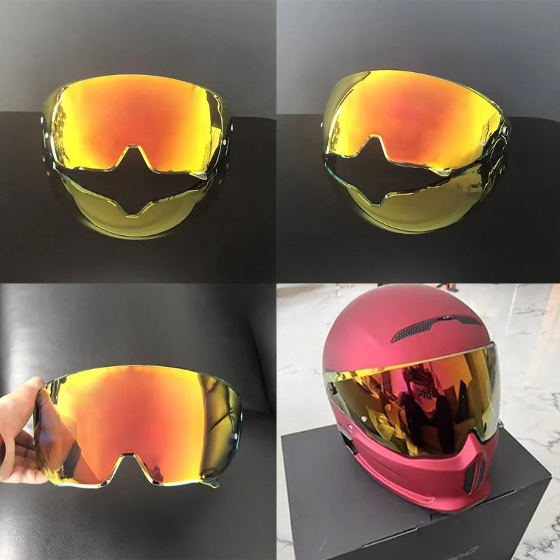 LINGXUN RUROC ATLAS 3.0 4.0 ATLAS Daszek do kasku pełnotwarzowego UV Visera Casco Moto Zamienny daszek do kasku motocyklowego