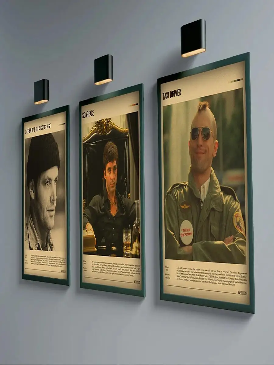 s الفيلم المشارك الجمالية محرك سكارفيس فيلم تفاصيل الرعب خمر الديكور قماش اللوحة الملصقات ل جدار الفن غرفة ديكور #2