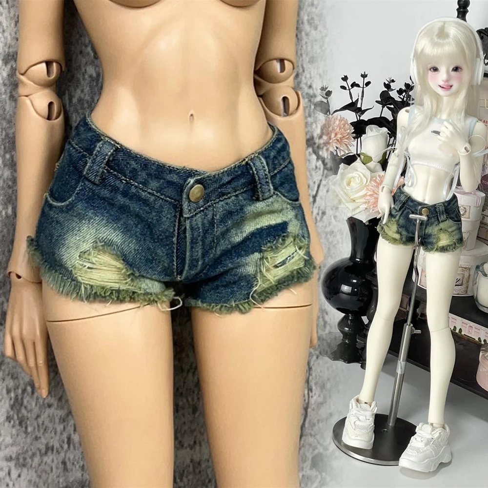 

Детская игрушка ручной работы, модель 1/4 dfh 1/3 sd16, Одежда для кукол bjd, рваные шорты, штаны, 1 шт.