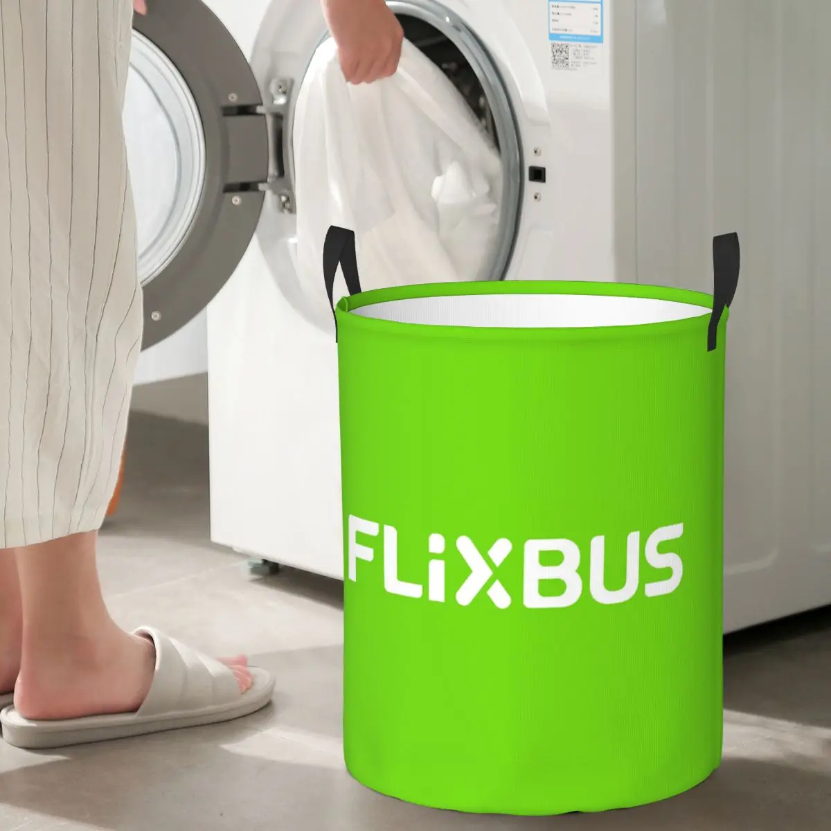 

Flixbus Foldable Laundry Baskets Dirty Clothes Sundries Storage Basket Large Waterproof Hamper