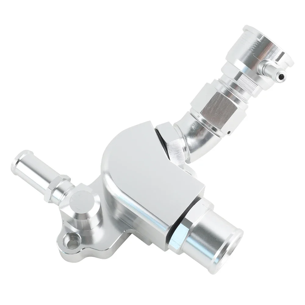 

Aluminum K Series Silver Upper Coolant Housing W/ Filler & 1.25" Hose Fitting For Honda K20A/2/3 K20Z1/K24A1