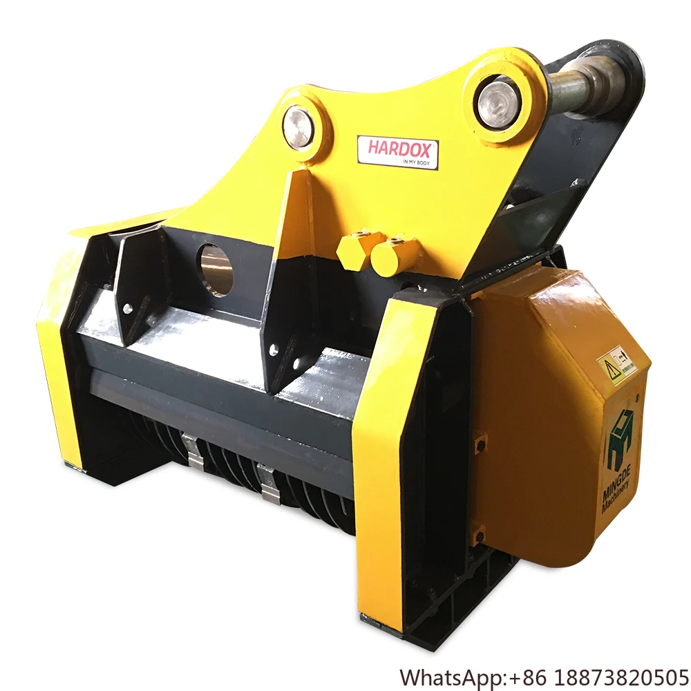 high performance Excavator Wood Cutter Hydraulic Mulcher With Multifunctional Function