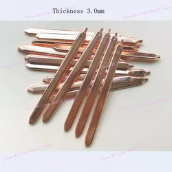 1pc 50mm-300mm Pure Copper CPU GPU RAM Heatpipe Tube Laptop Radiator Heating Cooler Flat Heat Pipes Heatsink Notebook Computer