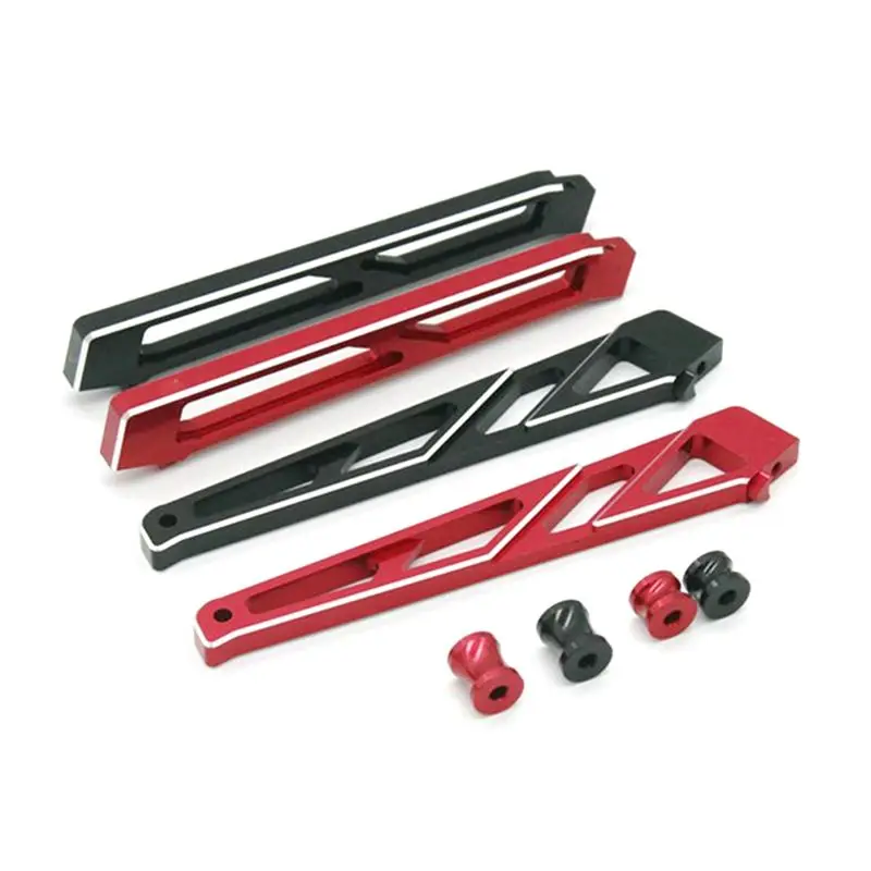 دعامة هيكل أمامي وخلفي معدني من Oct.141 مع ياقة لأجزاء ترقية سيارة شاحنة RC 1/7 6S 4WD، أسود #1