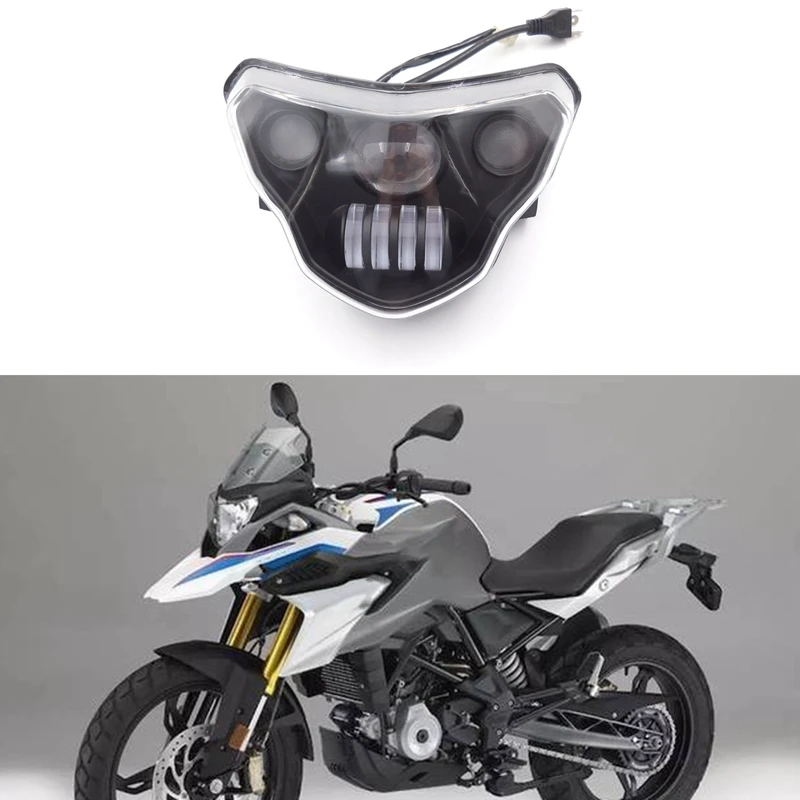 BB741 LED Headlight Yellow Light Assembly Headlight Motorcycle LED Headlight Yellow Light For BMW G310GS G310R Devil's Eye