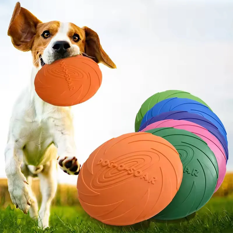 Langlebiges Hundespielzeug aus Gummi, bissfest, schwimmfähig, für das Training, das Werfen und interaktives Spielen für mittelgroße und große Hunde.