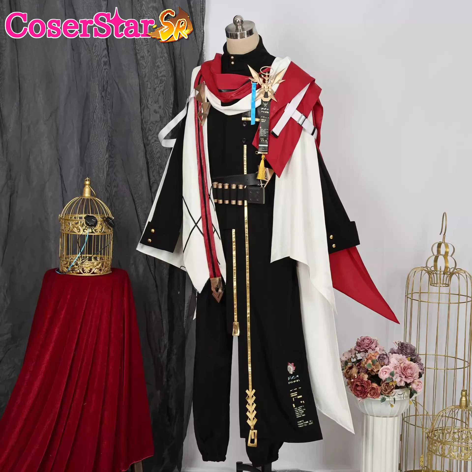 أزياء CoserStar-SR Arknights Executor the Ex Foedere Federico Giallo التأثيرية أزياء لعب الأدوار أزياء الهالوين للحفلات الموحدة