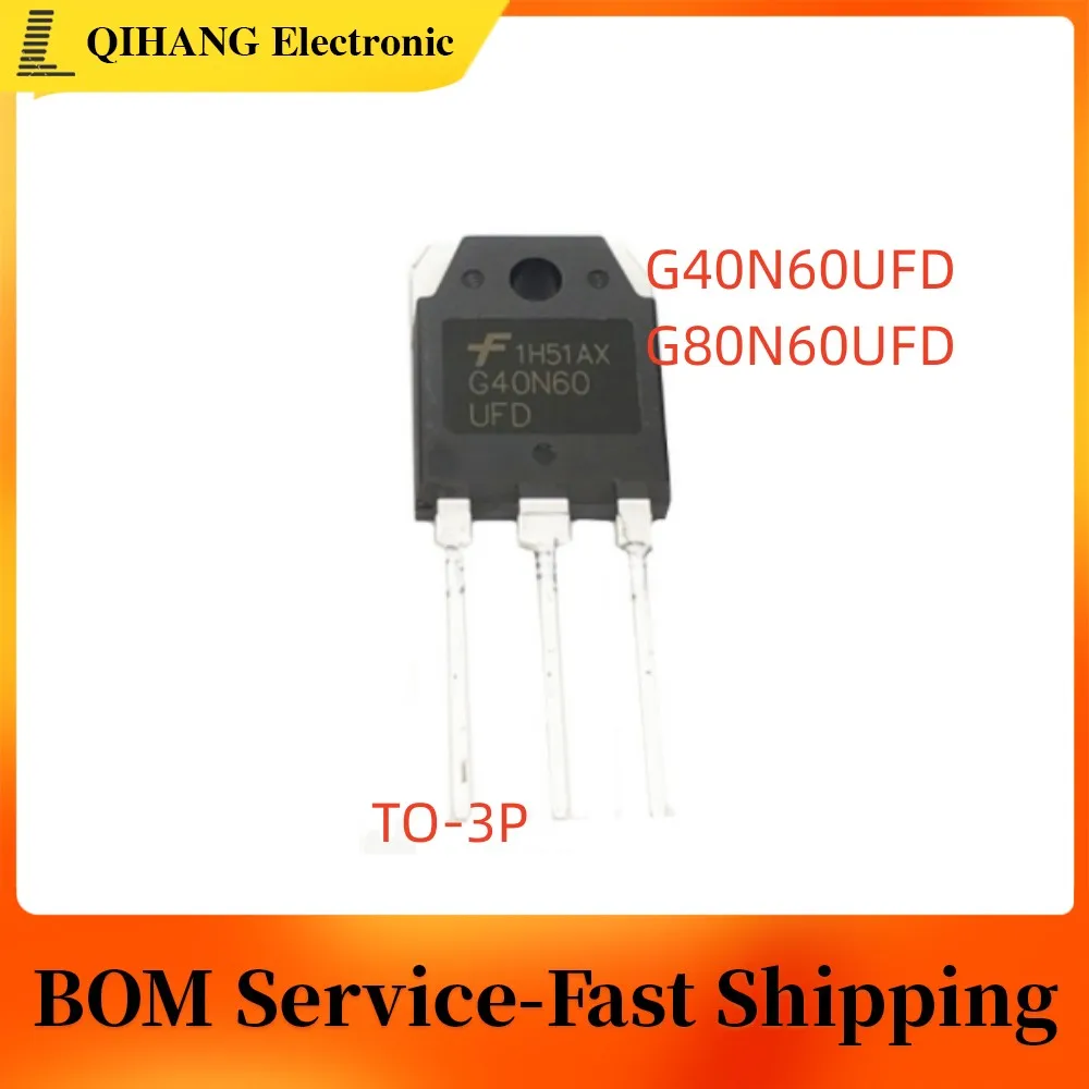 5PCS G40N60UFD G80N60UFD  G40N60 G80N60  TO-3P