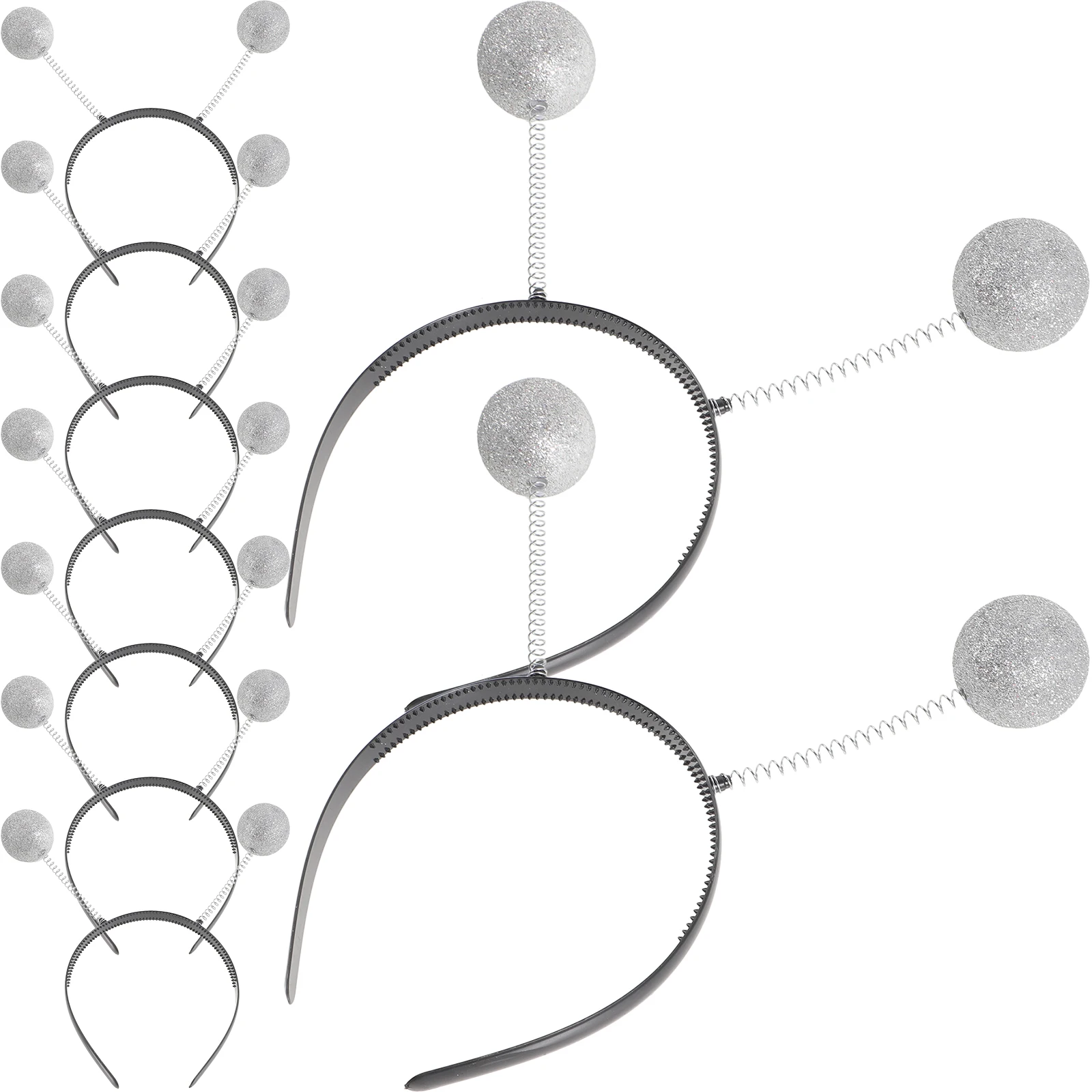 

9pcs Headdress Headband Foam Ball Party Costume Hairband Prop Festival Carnival Decoration For Adults Kids Creative Shaped