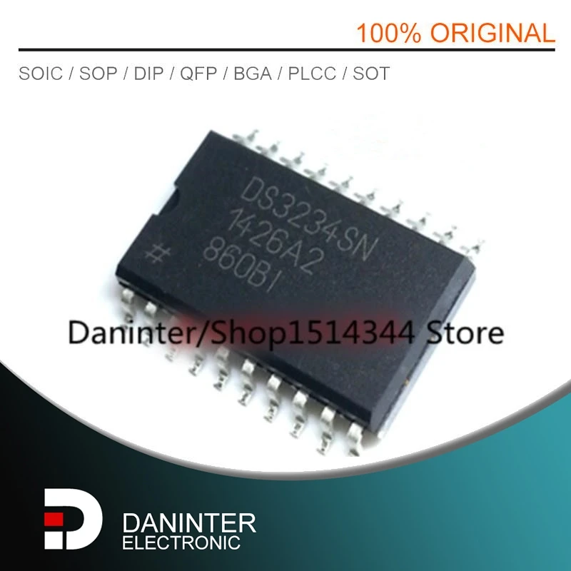 

NEW DS3234 DS3234S DS3234SN SOP20 5PCS/LOT