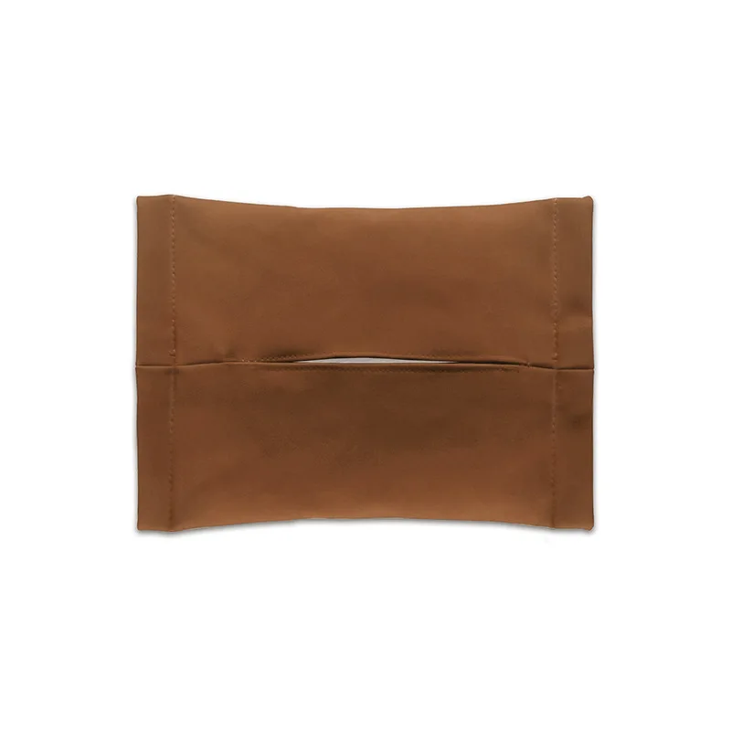 Carbon Flash Geschikt Autobandage Tissue Box Universeel Hangend High-end Autobont Tissue Bag Box Pull Box Bruin