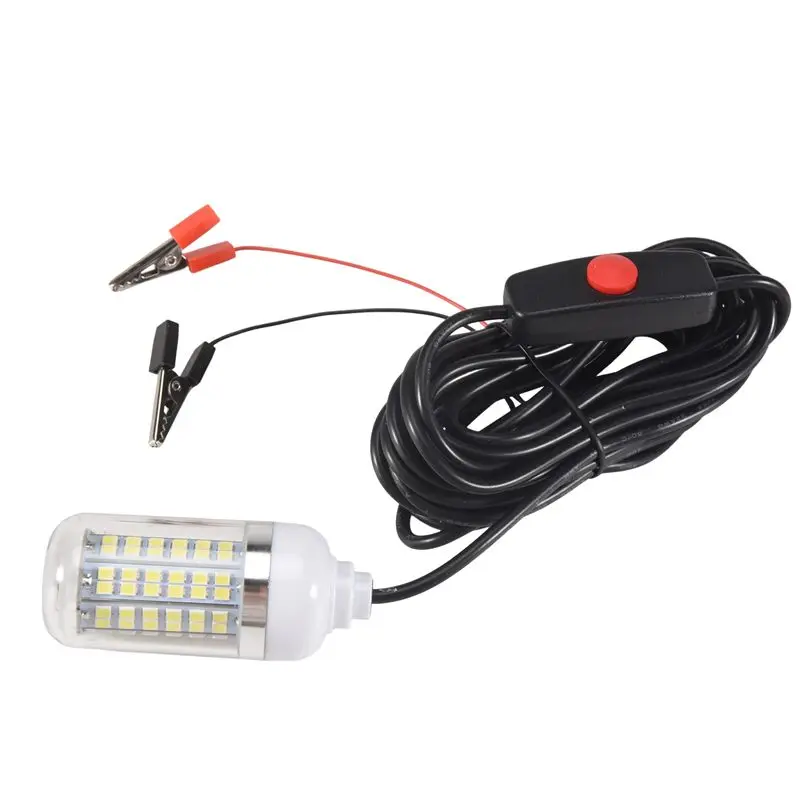 

Y42A-12V 15W Fishing Light 108Pcs 2835 Led Underwater Fishing Light Lures Fish Finder Lamp Attracts Prawns Squid Krill