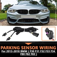 Para BMW 2013-2018 serie 3/4 F30 F31 F32 F33 F34 F80 F82 F83 Sensor de estacionamiento de parachoques delantero arnés de cableado Cable PDC Metal de plástico