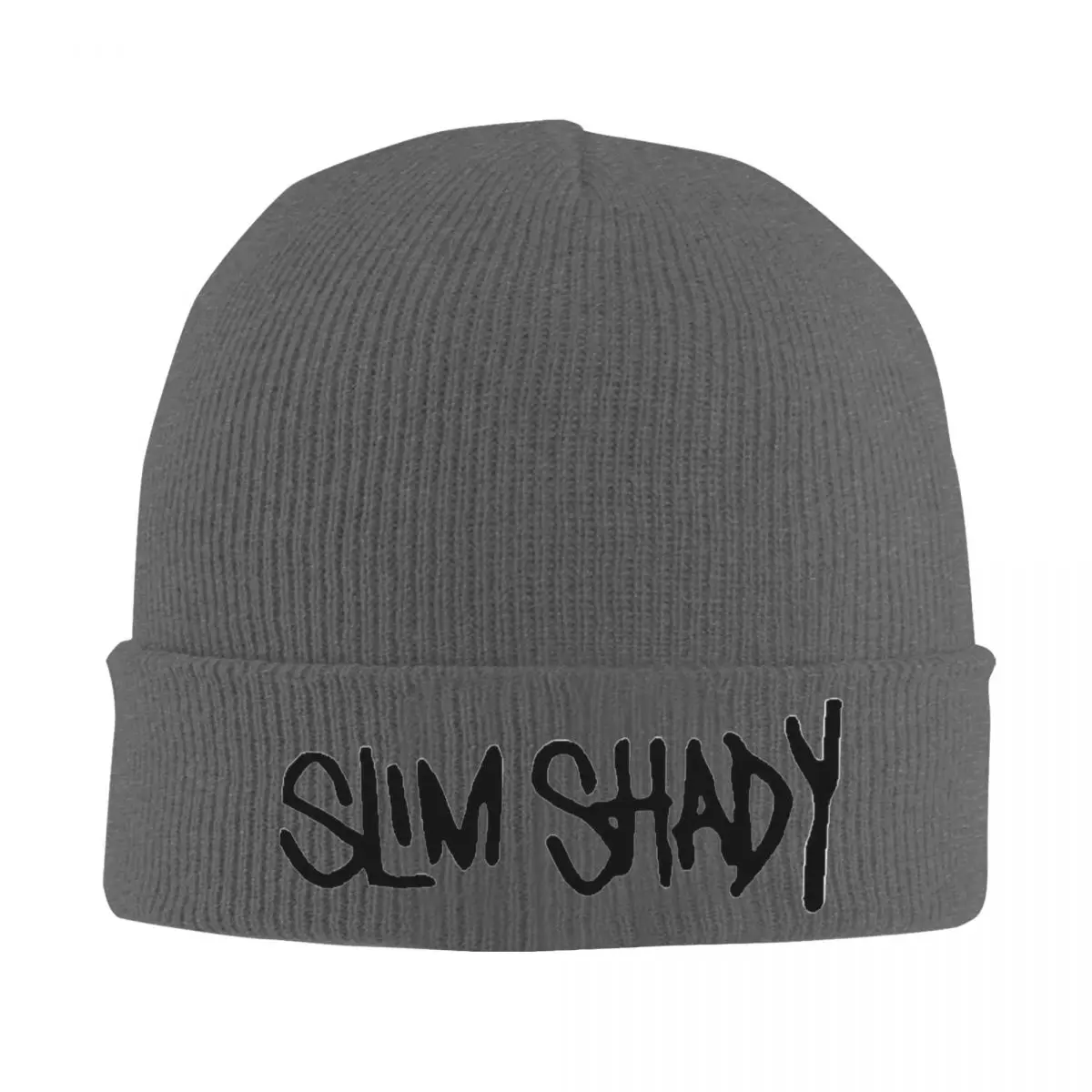 Slim Shady Bonnet Hats eminem music Beanie Hats Design Skullies Beanies Winter Y2K Cool Female Male Hippie Elastic Cap